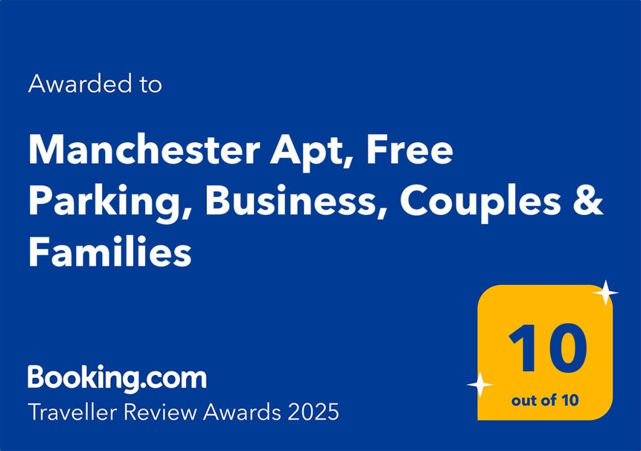 Manchester Apt, Free Parking, Business, Couples & Families Exterior foto